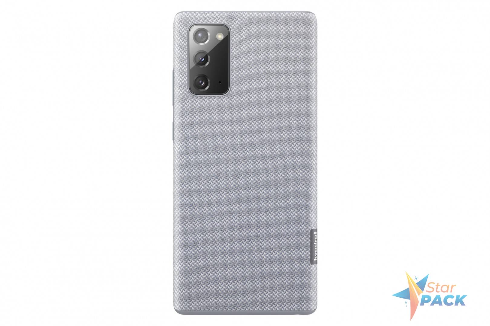 HUSA Smartphone Samsung, pt Galaxy Note 20, tip back cover, plastic, Kvadrat Cover, gri