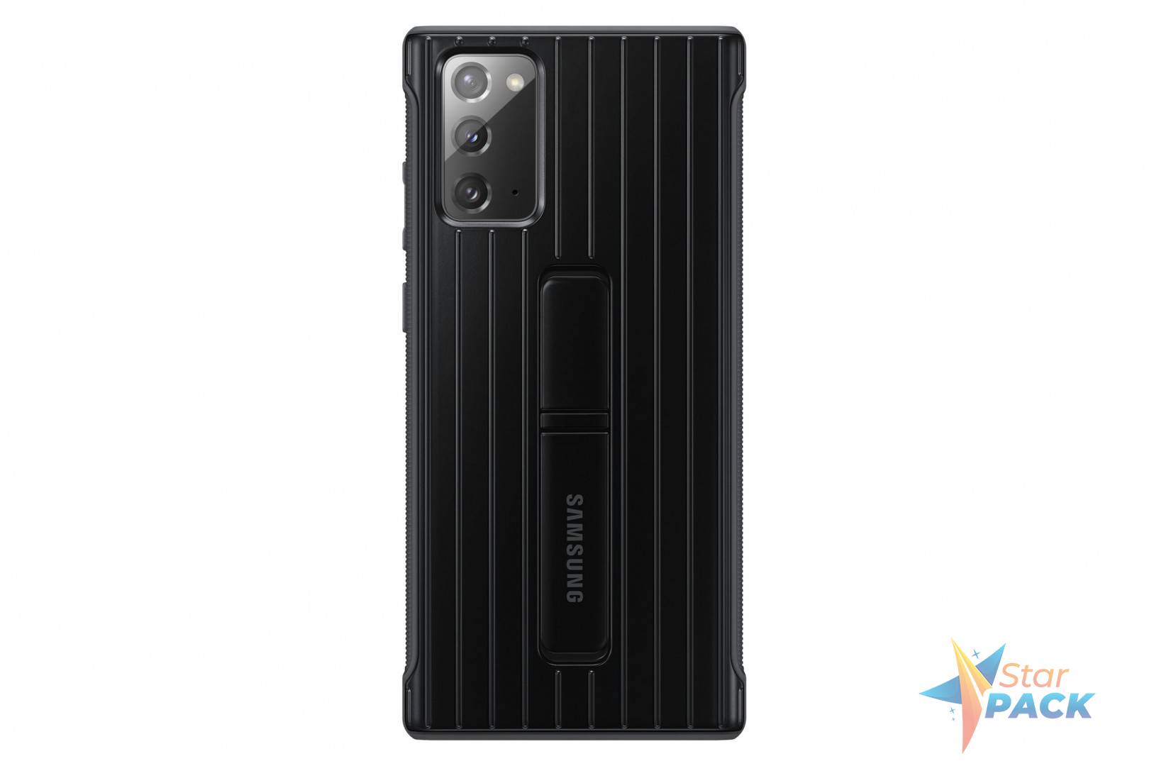 HUSA Smartphone Samsung, pt Galaxy Note 20, tip back cover, policarbonat | poliuretan, Protective Standing Cover, negru