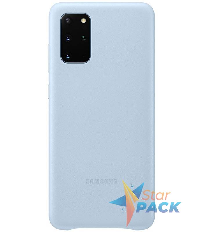 HUSA Smartphone Samsung, pt Galaxy S20+, tip back cover, piele, ultrasubtire, albastru