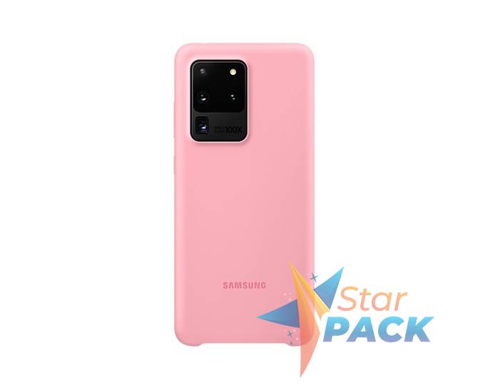 HUSA Smartphone Samsung, pt Galaxy S20 Ultra, tip back cover, silicon, ultrasubtire, roz
