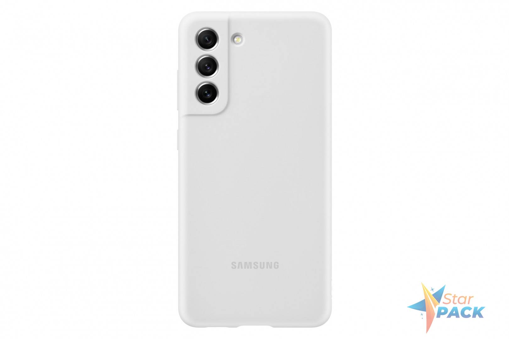 HUSA Smartphone Samsung, pt Galaxy S21 Fe, tip back cover, silicon, ultrasubtire, alb
