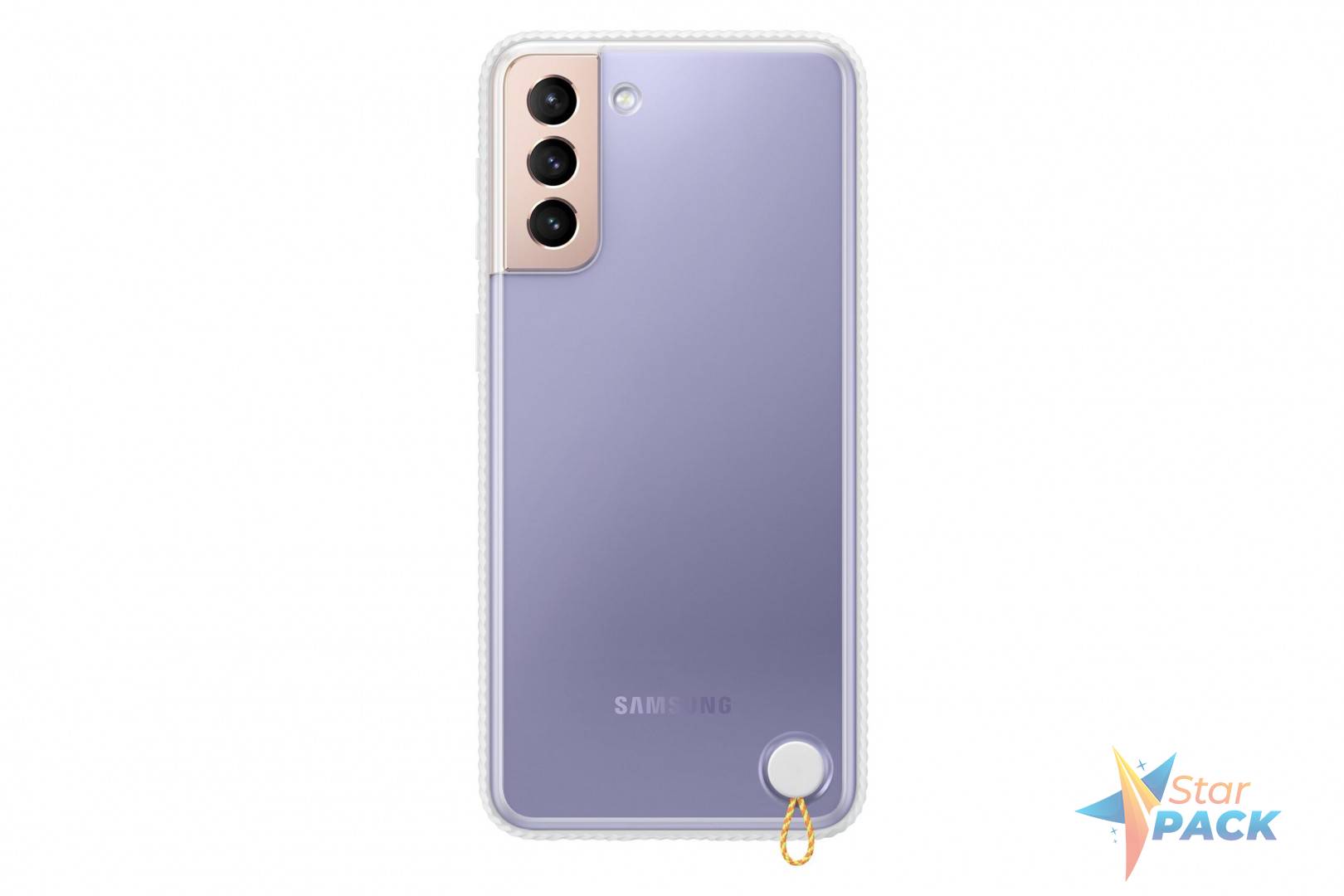 HUSA Smartphone Samsung, pt Galaxy S21+, tip back cover, silicon, ultrasubtire, alb