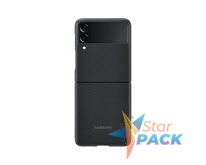 HUSA Smartphone Samsung, pt Galaxy Z Flip3, tip back cover, policarbonat, ultrasubtire, negru