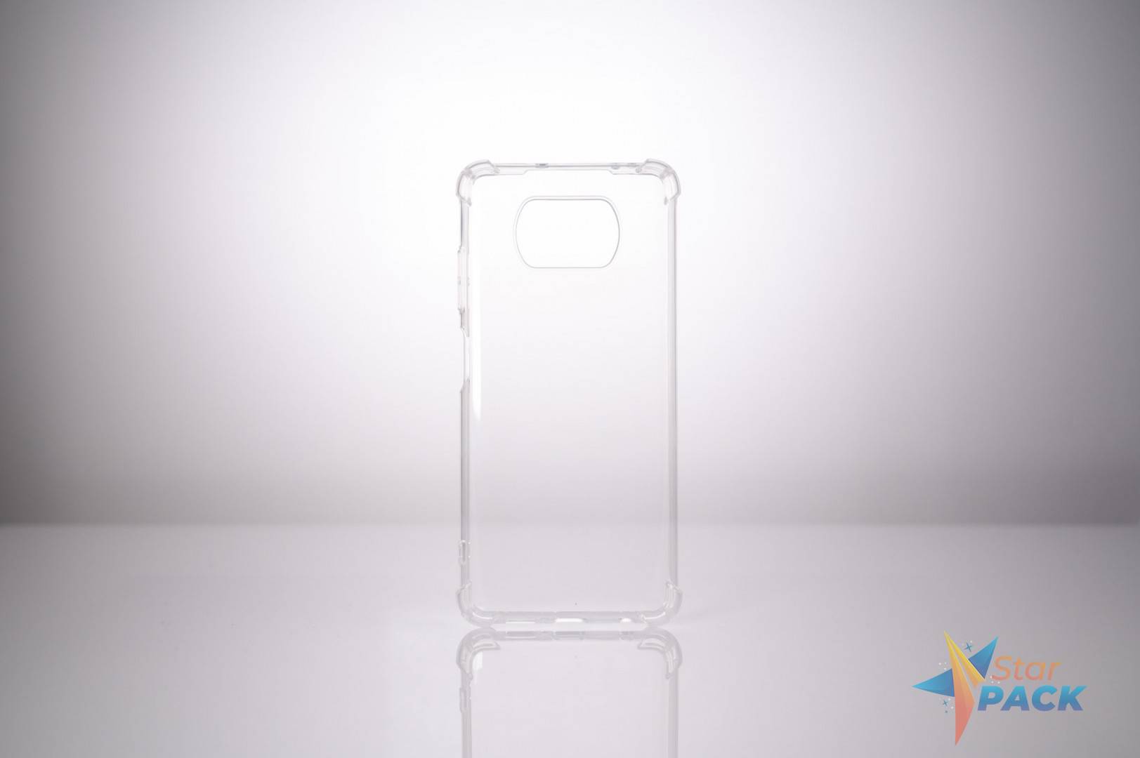 Husa Xiaomi Pocophone X3 Pro 5G Spacer, transparenta,  grosime 1.5mm, protectie suplimentara antisoc la colturi, material flexibil TPU