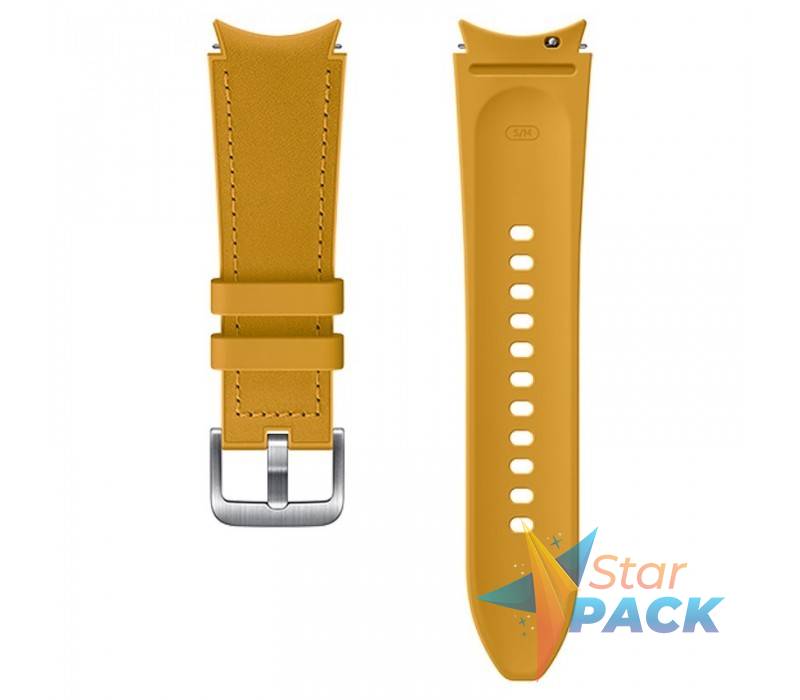 Hybrid Leather Band 20mm S/M Mustard
