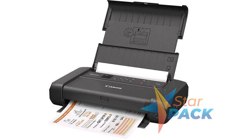 Imprimanta Inkjet Color Canon TR150, A4, Functii: Impr., Viteza de Printare Monocrom: 9ipm, Viteza de printare color: 5.5ipm, Conectivitate:USB|WiFi, Duplex:n, ADF:nu