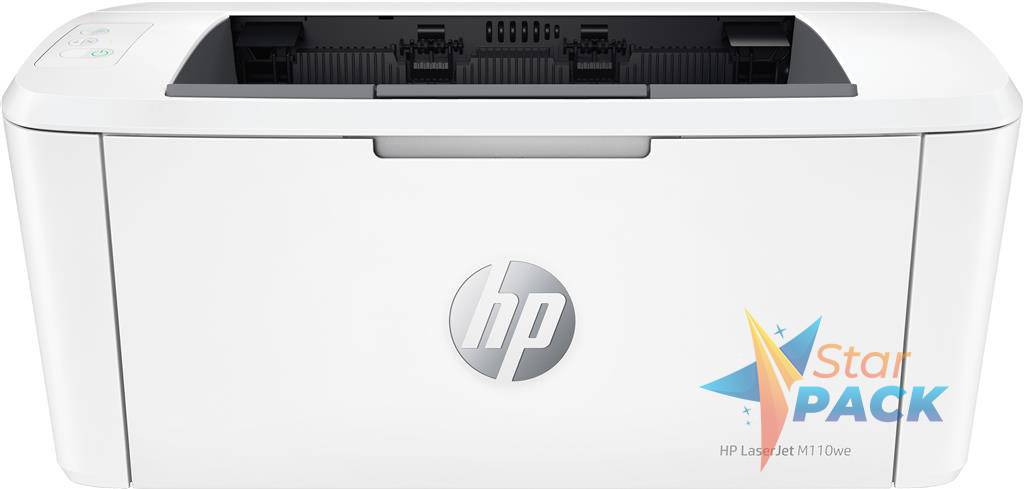 Imprimanta Laserjet Mono HP M110we, A4, Functii: Impr., Viteza de Printare Monocrom: 20ppm, Viteza de printare color: -, Conectivitate:USB|WiFi, Duplex:Nu, ADF:Nu
