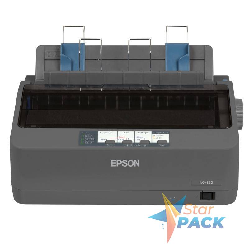 Imprimanta Matriciala  Epson LQ-350, A4, Functii: Imprimare, Viteza de Printare Monocrom: , Viteza de printare color: 86-347 chars, Conectivitate:Retea, Duplex:, ADF: