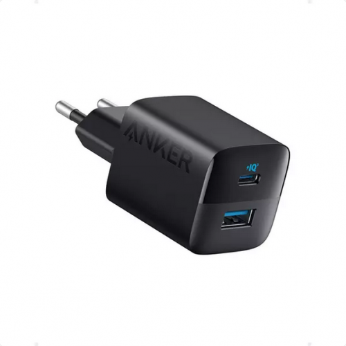 INCARCATOR retea Anker 323 33W, PowerIQ, 1 x USB Type-C, 1 x USB,  negru,  - 0194644125639