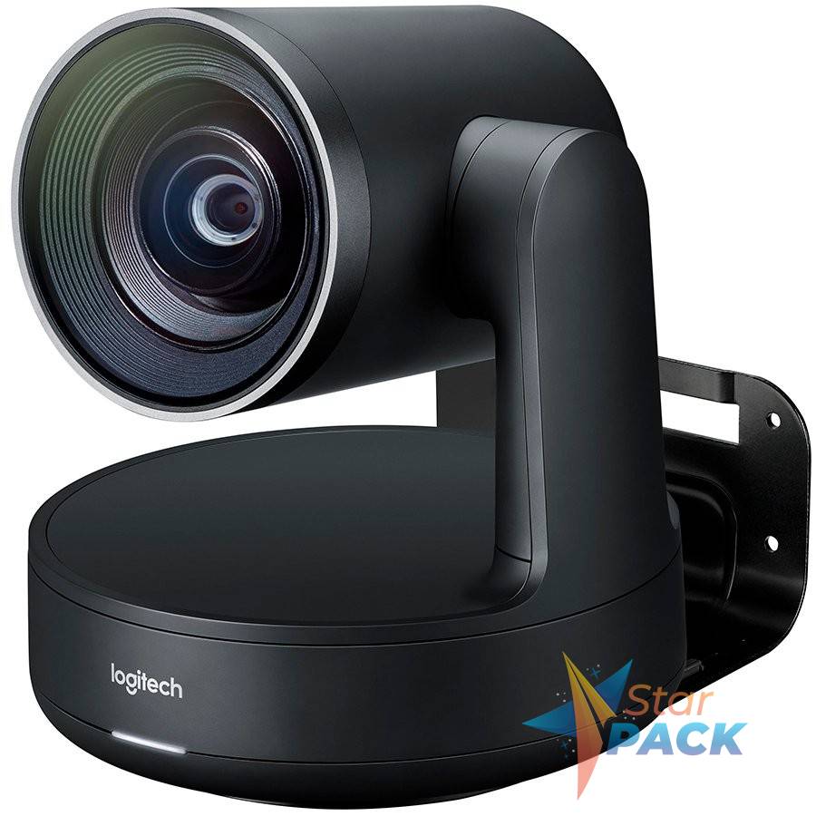 KIT conferinta LOGITECH, contine Camera Ultra-HD , Hub conectare x 2  , Difuzor x 2 , Microfon x 2, USB, negru