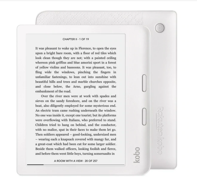 Kobo      Libra 2 e-Book Reader E Ink Carta 1200 touchscreen 7 inch 1680 × 1264 White
