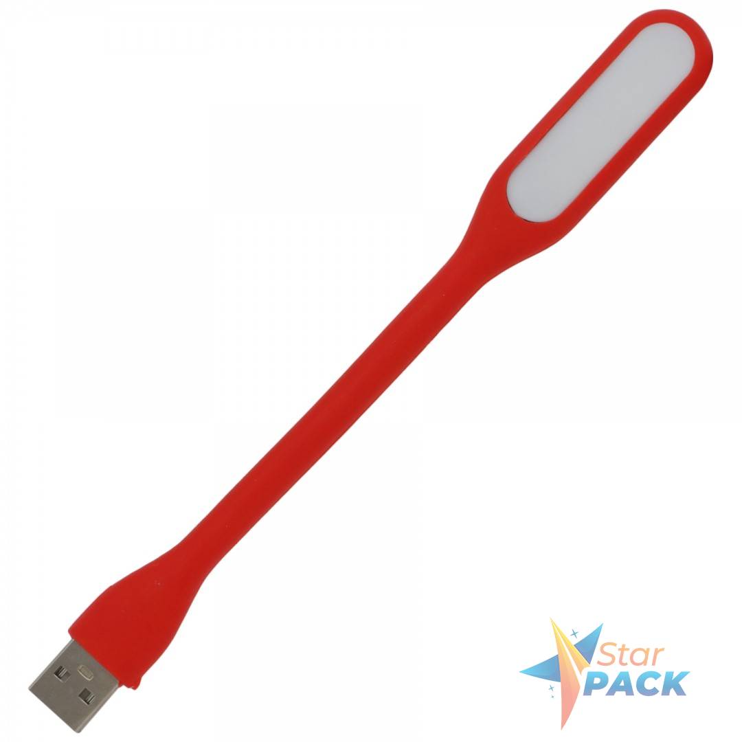 LAMPA LED USB pentru notebook, SPACER, red