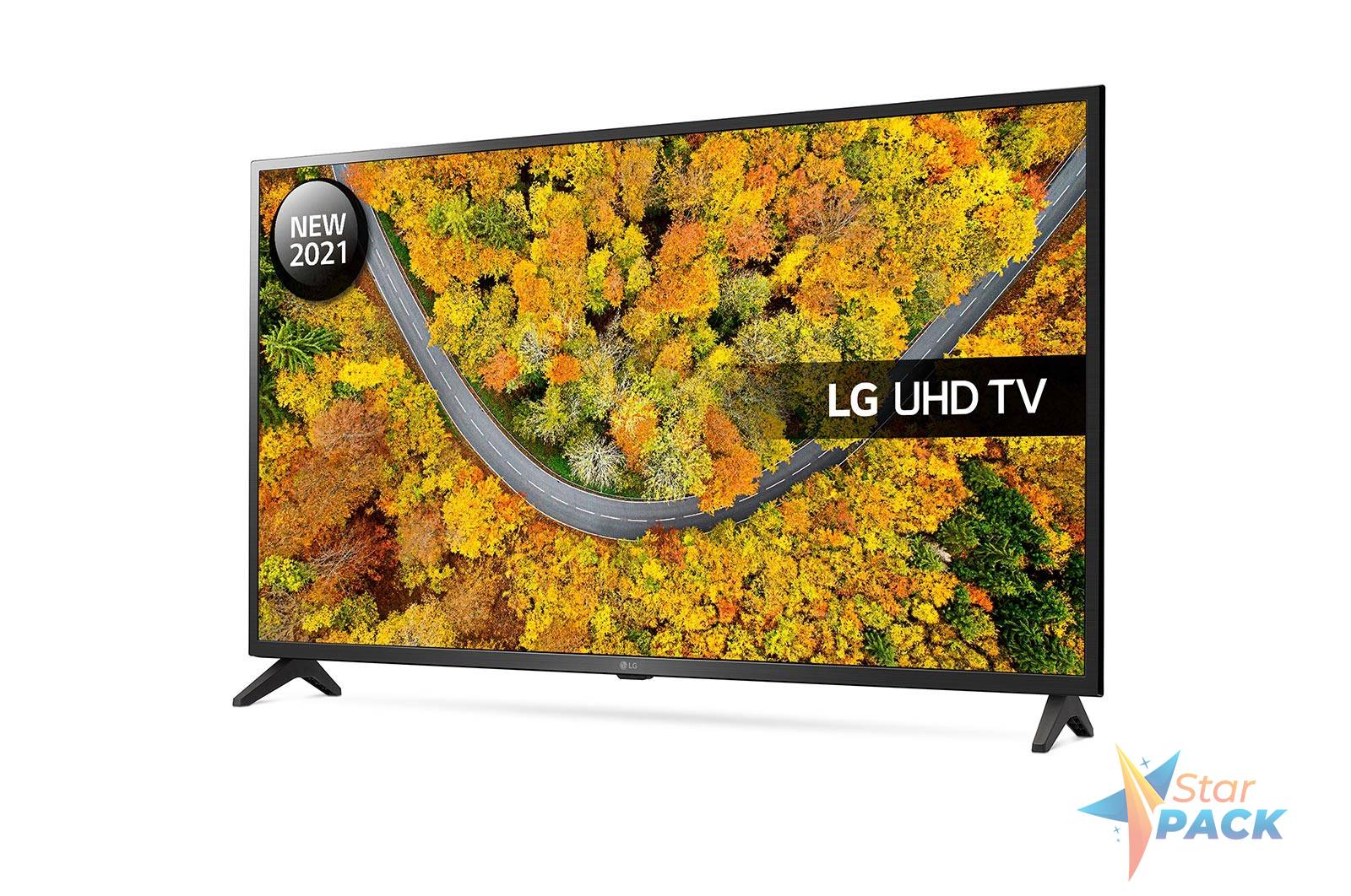 LED TV LG, 108 cm/ 43 inch, Smart TV | Internet TV, ecran plat, rezolutie 4K UHD 3840 x 2160, boxe 20 W