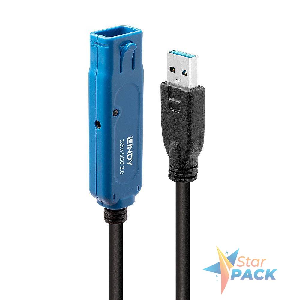 Lindy Cablu Extensie USB 3.0 Activ P 10m