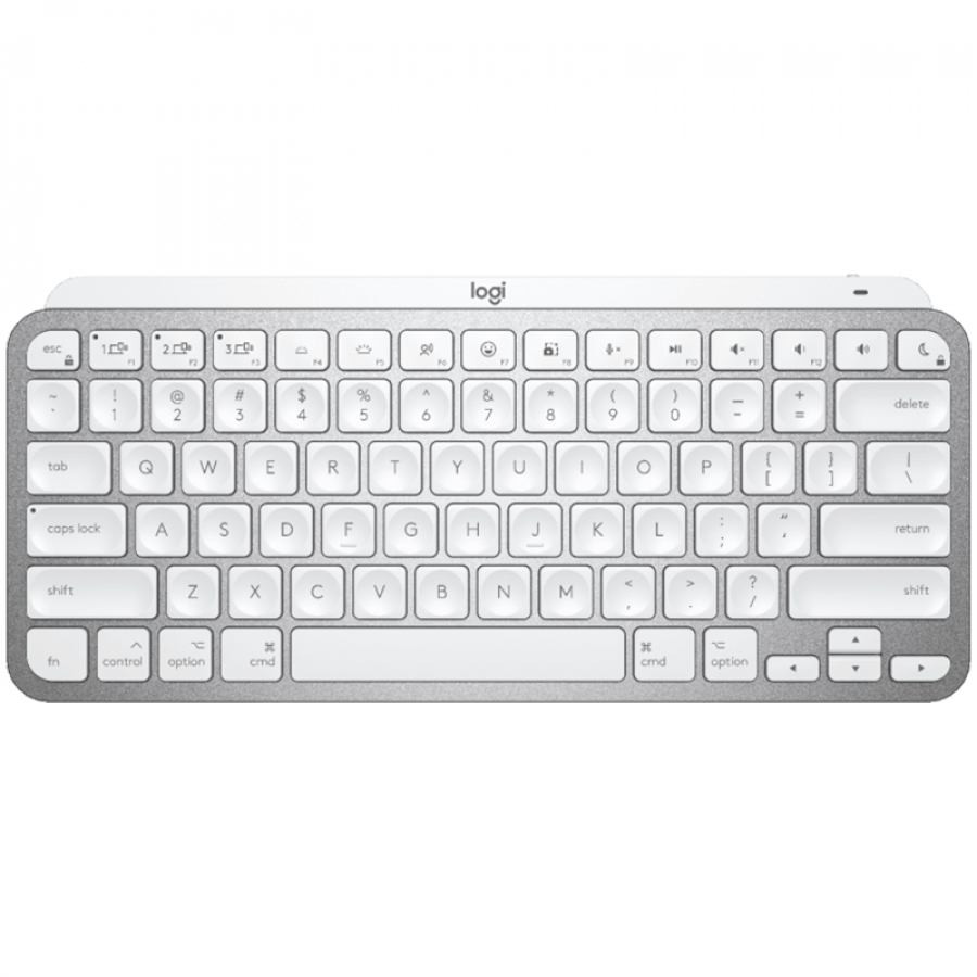 LOGITECH MX Keys Mini For Mac Minimalist Wireless Illuminated Keyboard - PALE GREY - US INTL - BT - EMEA