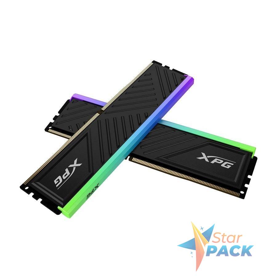 Memorie DDR Adata - gaming DDR4 16GB, frecventa 3200MHz, 8GB x 2 module, radiator, iluminare RGB, XPG SPECTRIX D35G