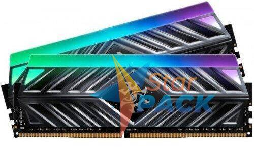Memorie DDR Adata - gaming DDR4 8 GB, frecventa 3200 MHz, 1 modul, radiator, iluminare RGB