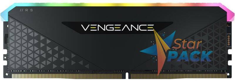 Memorie DDR Corsair - gaming DDR4 8 GB, frecventa 3200 MHz, 1 modul, radiator, iluminare RGB