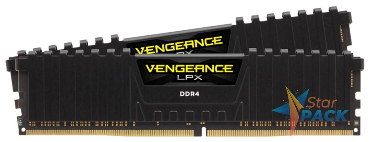 Memorie DDR Corsair DDR4 32 GB, frecventa 3600 MHz, 16 GB x 2 module, radiator