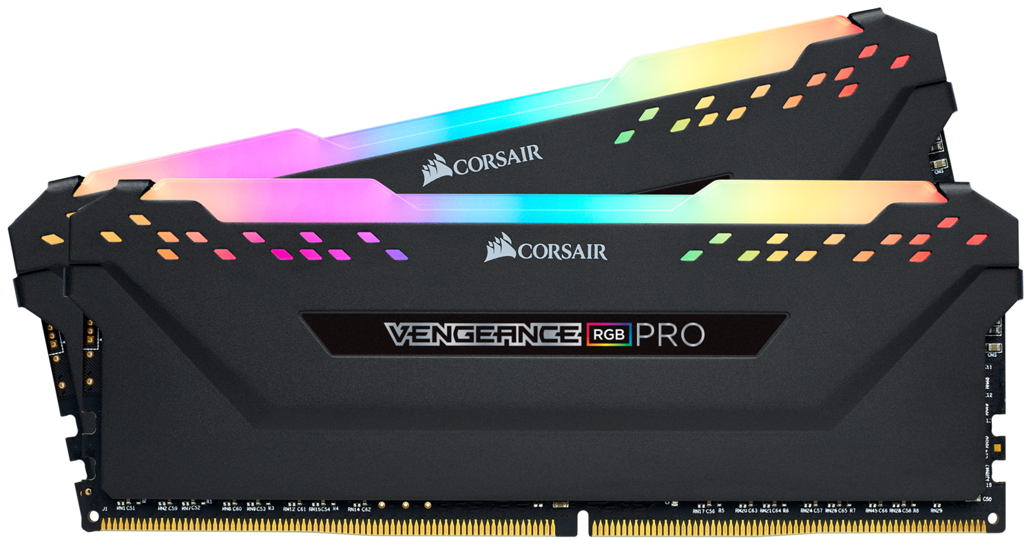 Memorie DDR Corsair DDR4 64 GB, frecventa 3600 MHz, 32 GB x 2 module, radiator, iluminare RGB