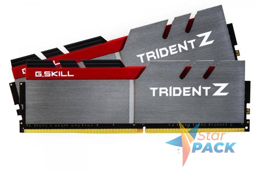 Memorie DDR G.Skill - gaming Trident Z DDR4 16GB frecventa 3200 MHz, 8GB x 2 module, radiator, latenta CL16