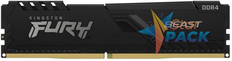 Memorie DDR Kingston - gaming DDR4 8 GB, frecventa 2666 MHz, 1 modul, radiator