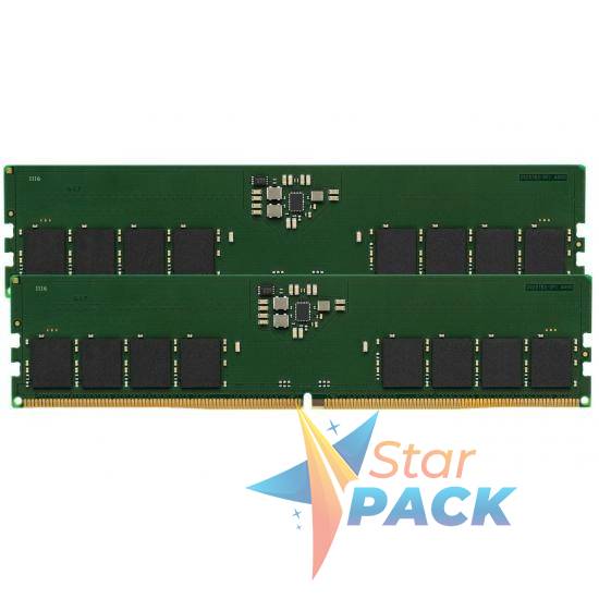 Memorie DDR Kingston DDR5 32 GB, frecventa 4800 MHz, 16 GB x 2 module