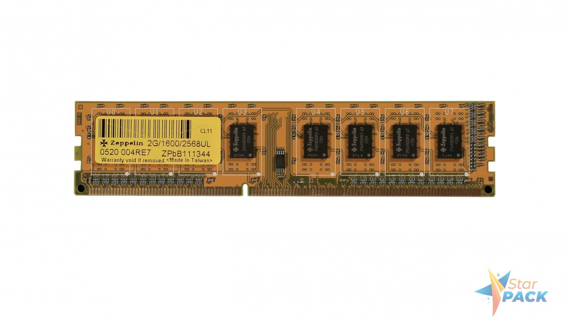 Memorie DDR Zeppelin DDR3 2GB frecventa 1600 MHz, 1 modul
