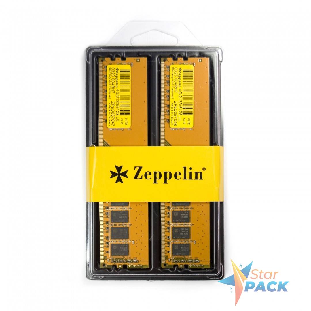 Memorie DDR Zeppelin DDR4 8GB frecventa 2133 Mhz dual channel kit