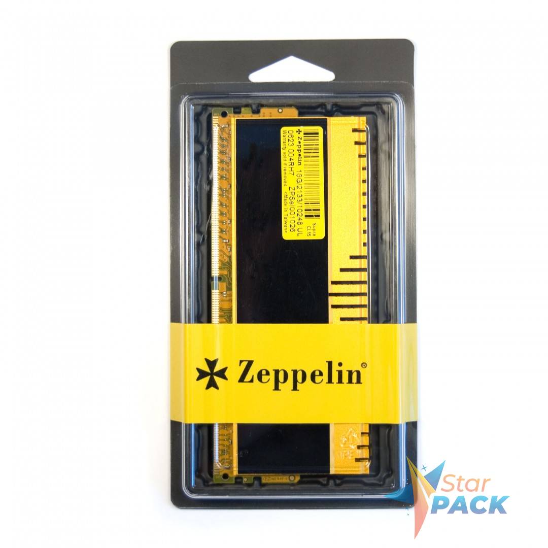 Memorie DDR Zeppelin DDR4 Gaming 16GB frecventa 2133 MHz, 1 modul, radiator, retail