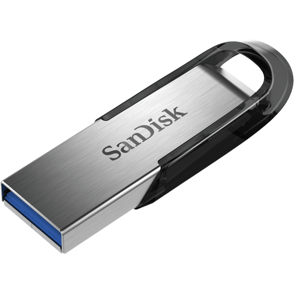MEMORIE USB 3.0 SANDISK 32 GB, clasica, carcasa metalic, negru / argintiu