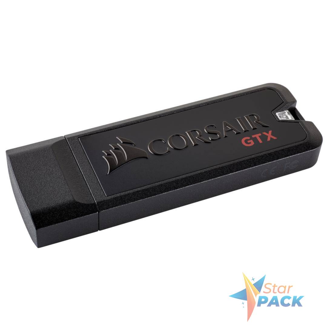 MEMORIE USB 3.1 CORSAIR 256 GB, cu capac, carcasa plastic, negru