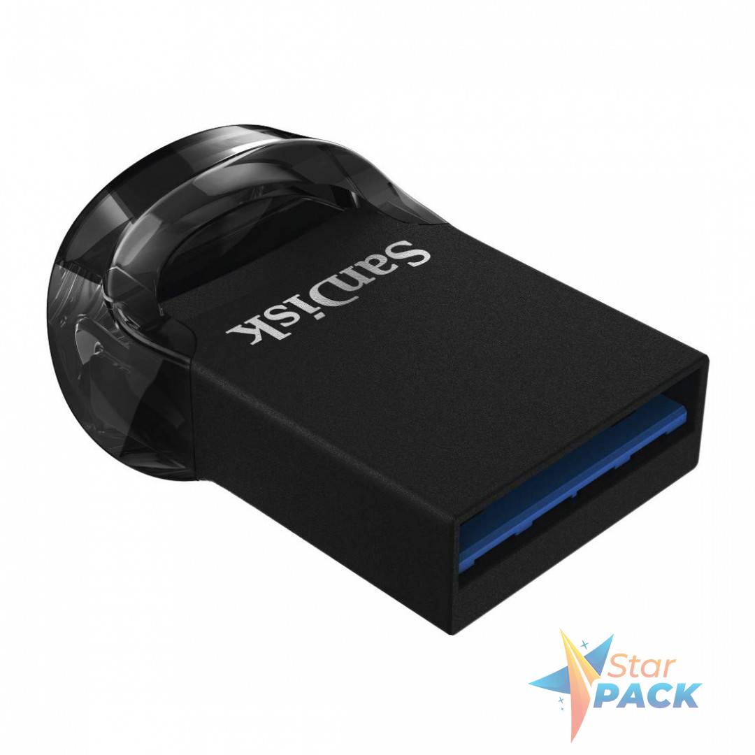 MEMORIE USB 3.1 SANDISK 32 GB, profil mic, carcasa plastic, negru