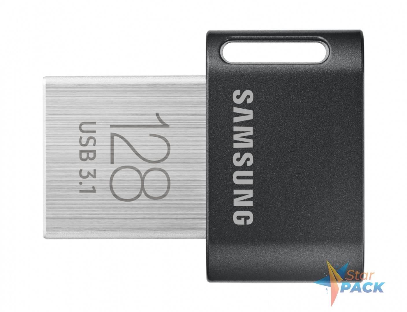 MEMORIE USB SAMSUNG 128 GB, USB 3.1, profil mic, carcasa plastic, negru