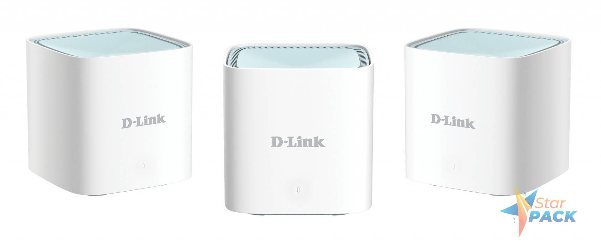 MESH D-LINK Wi-Fi 6, wireless, router AX1500, pt interior, 1500 Mbps, port LAN Gigabit, WAN Gigabit, 2.4 GHz | 5 GHz, antena interna x 4, standard 802.11ax, 3-pack
