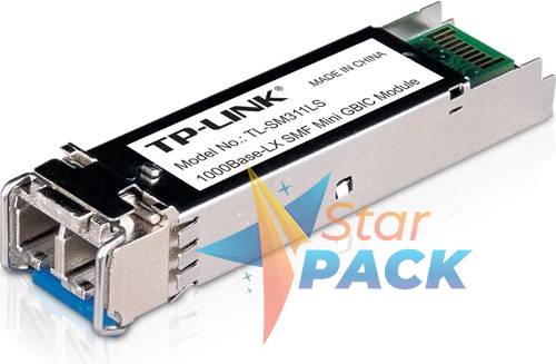 MODUL SFP TP-LINK MiniGBIC, Single-mode, conector LC, pana la 10km distanta