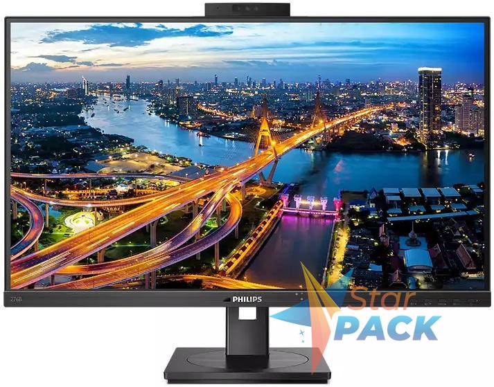 MONITOR  Philips 27 inch, home | office, IPS, WQHD, Wide, 300 cd/mp, 4 ms, HDMI | DisplayPort