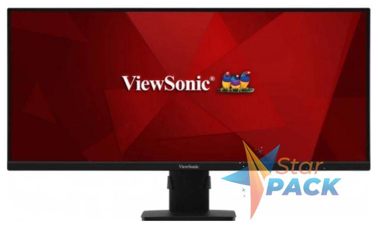 MONITOR ViewSonic 34 inch, home | office, IPS, UWQHD, Wide, 400 cd/mp, 4 ms, DisplayPort | HDMI x 2