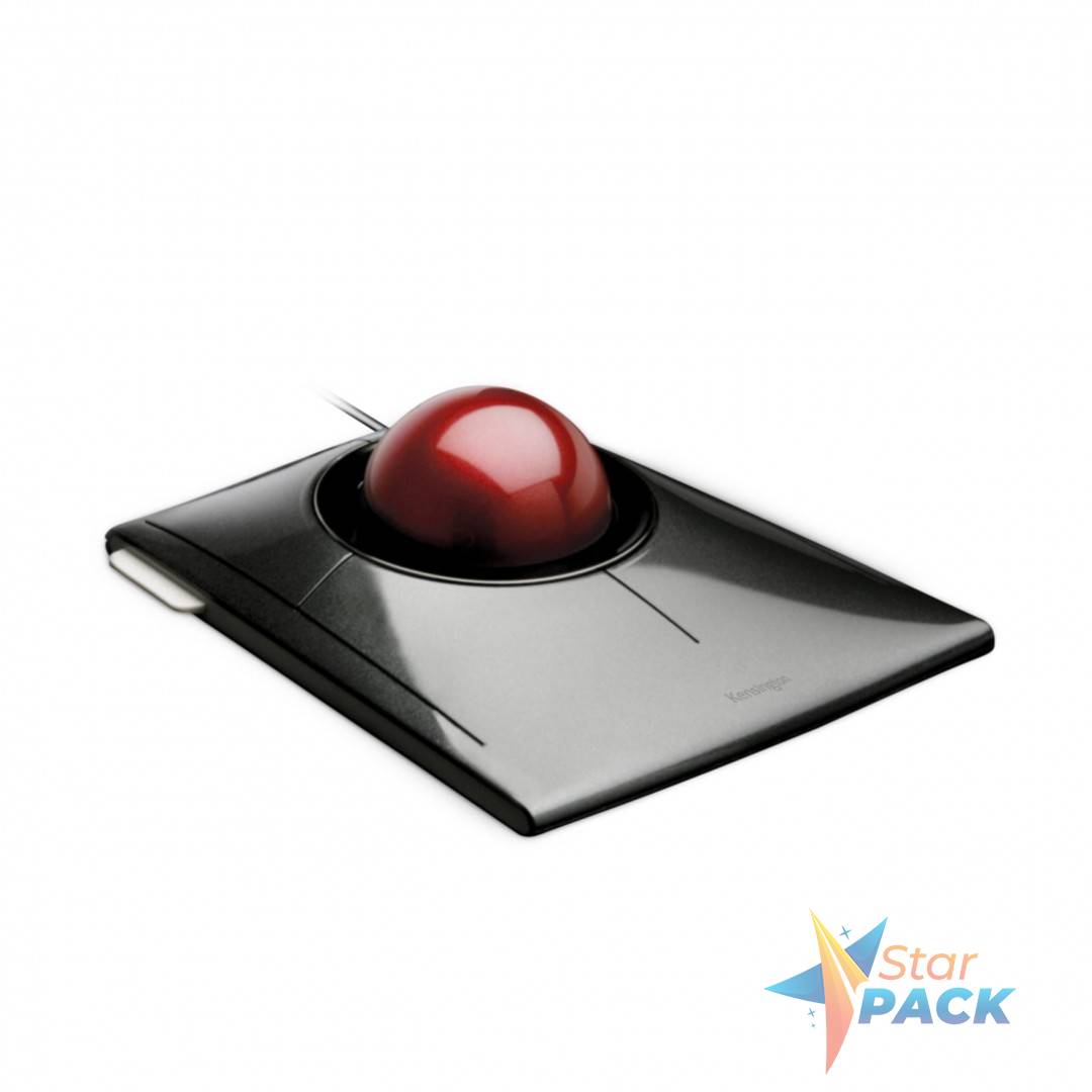 MOUSE Kensington - trackball, SlimBlade, trackball, cu fir, USB, laser, nespecificat, butoane/scroll 4/1, trackball, negru