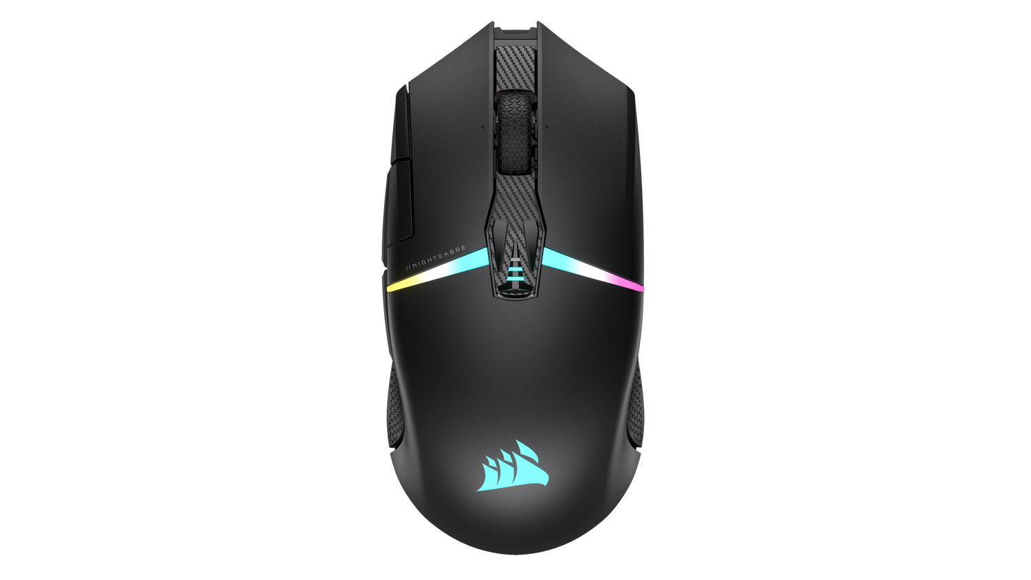 Mouse wireless Corsair Nightsabre, 26000 dpi, RGB, negru