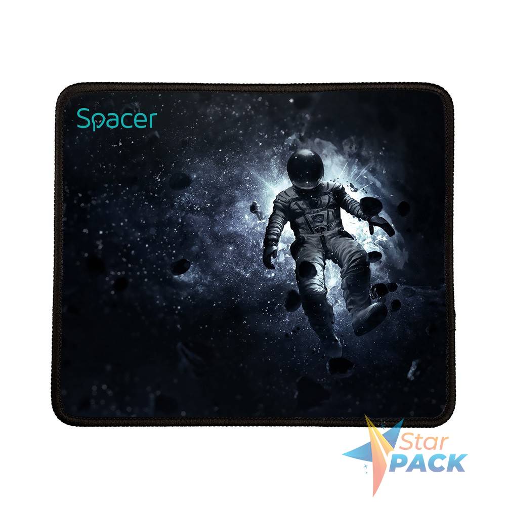 MousePAD SPACER gaming, cauciuc si material textil, 250 x 210 x 3 mm, imagini