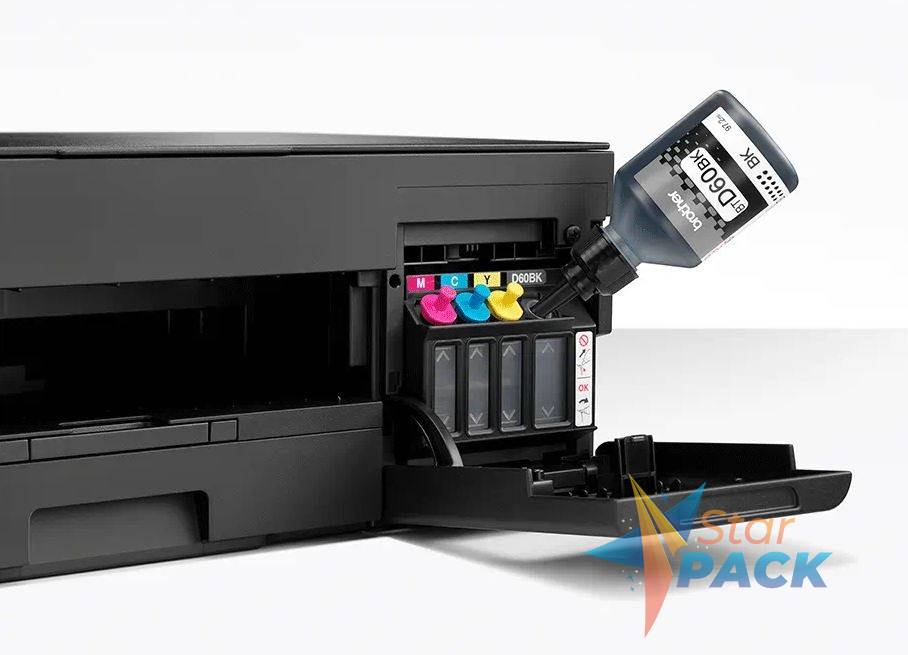 Multifunctional Inkjet Color Brother DCP-T420W, A4, Functii: Impr.|Scan.|Cop., Viteza de Printare Monocrom: 16 ipm, Viteza de printare color: 9 ipm, Conectivitate:USB|Retea|WiFi, Duplex:Nu , ADF:Nu