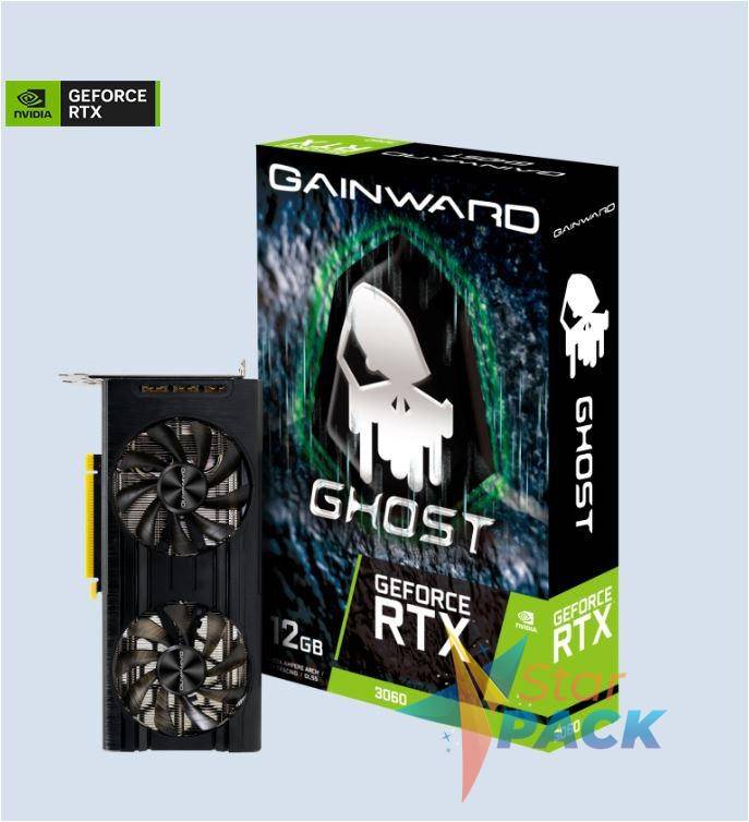 Placa video Gainward GeForce RTX 3060 Ghost NE63060019K9-190AU