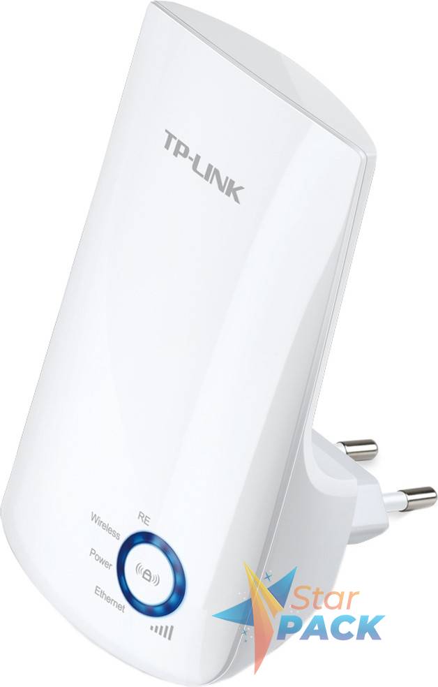 RANGE EXTENDER TP-LINK wireless  300Mbps, 1 port 10/100Mbps,  2 antene interne, 2.4GHz  483270 45504687