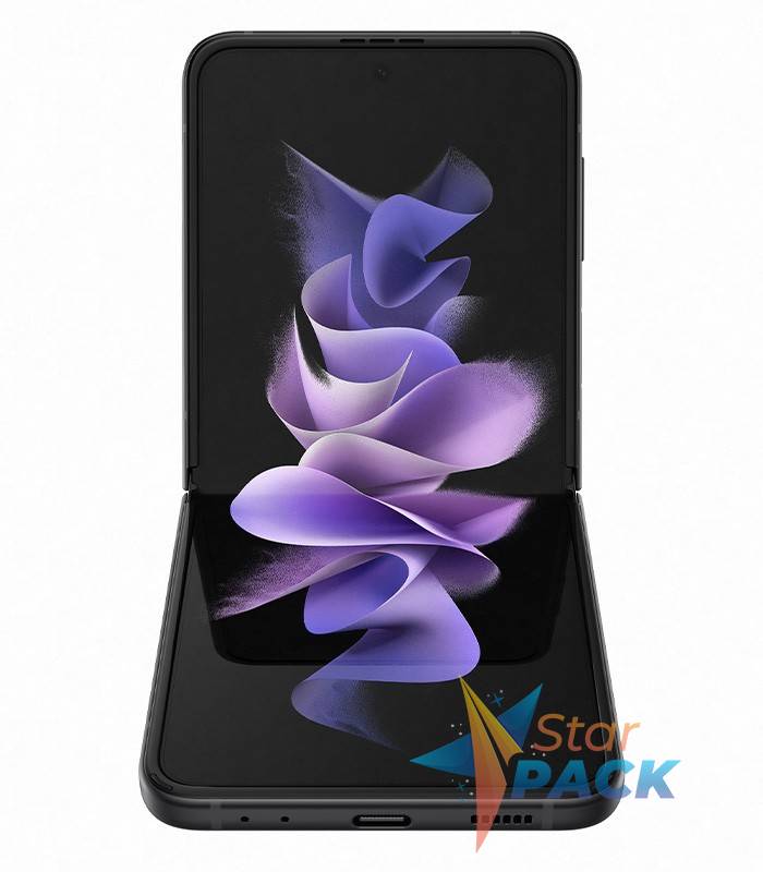 SMARTphone Samsung,  Galaxy Z Flip3  ecran 6.7 inch, dual sim,  rez. camera 12 Mpix,  memorie interna 256 GB, 5G, Android, acumulator 3300 mAh, negru
