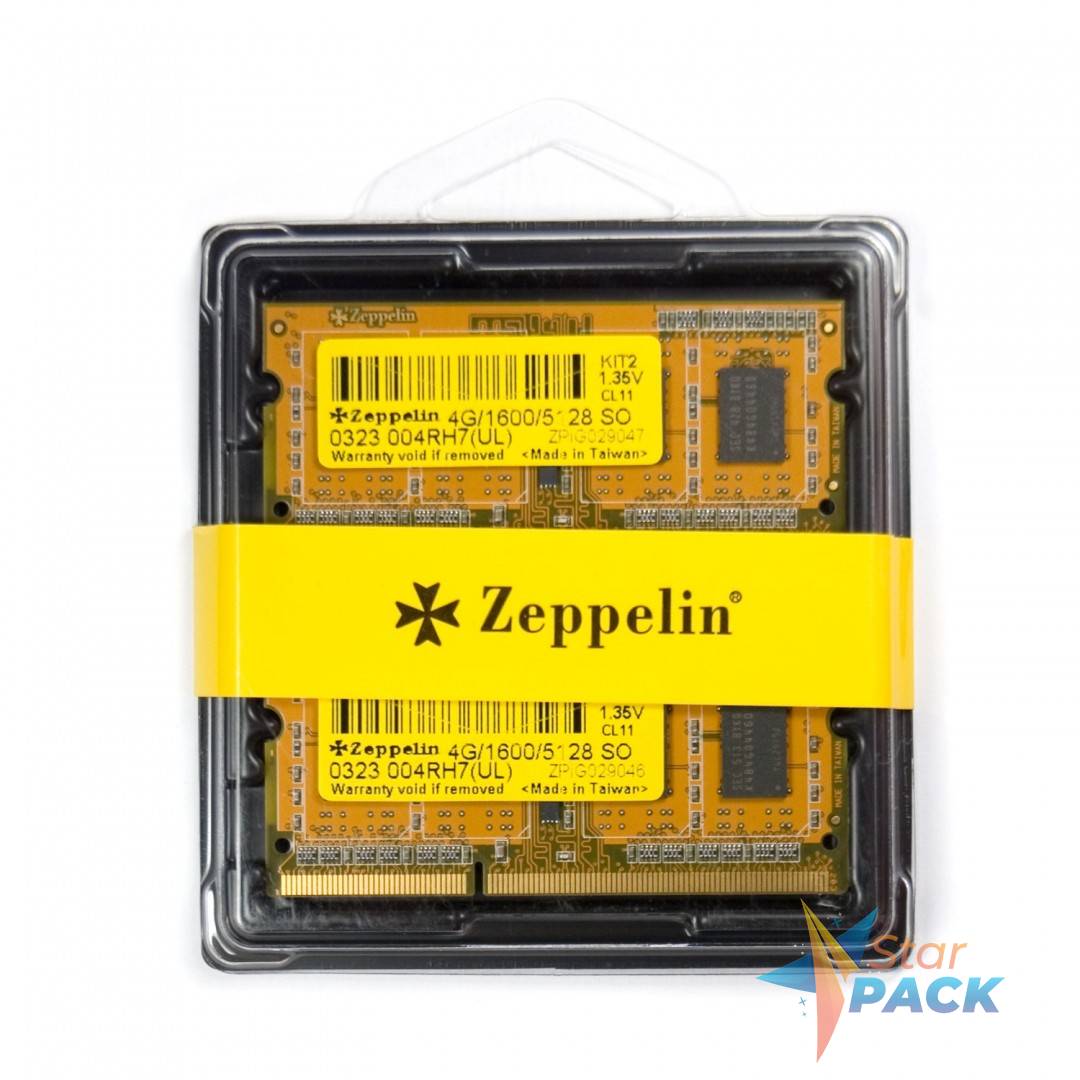 SODIMM  Zeppelin, DDR3/1600  8GB low voltage, retail