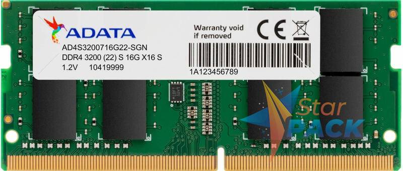 SODIMM Adata, 32GB DDR4, 3200 MHz