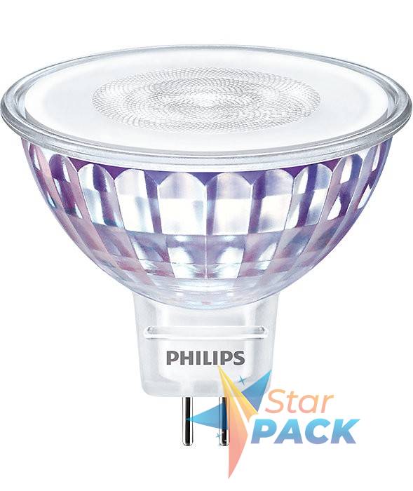 SPOT LED Philips, soclu GU5.3, putere 7 W, forma spot, lumina alb calda, alimentare 220 - 240 V