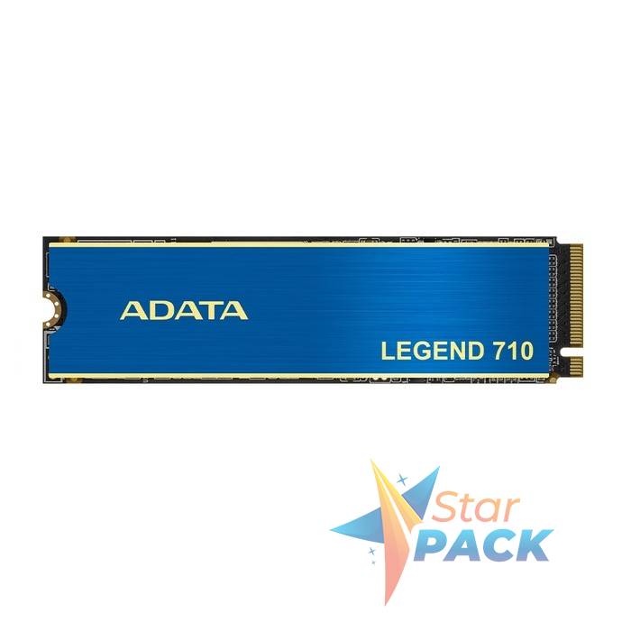 SSD ADATA, LEGEND 710, 1 TB, M.2, PCIe Gen3.0 x4, 3D TLC Nand, R/W: 2400/1800 MB/s