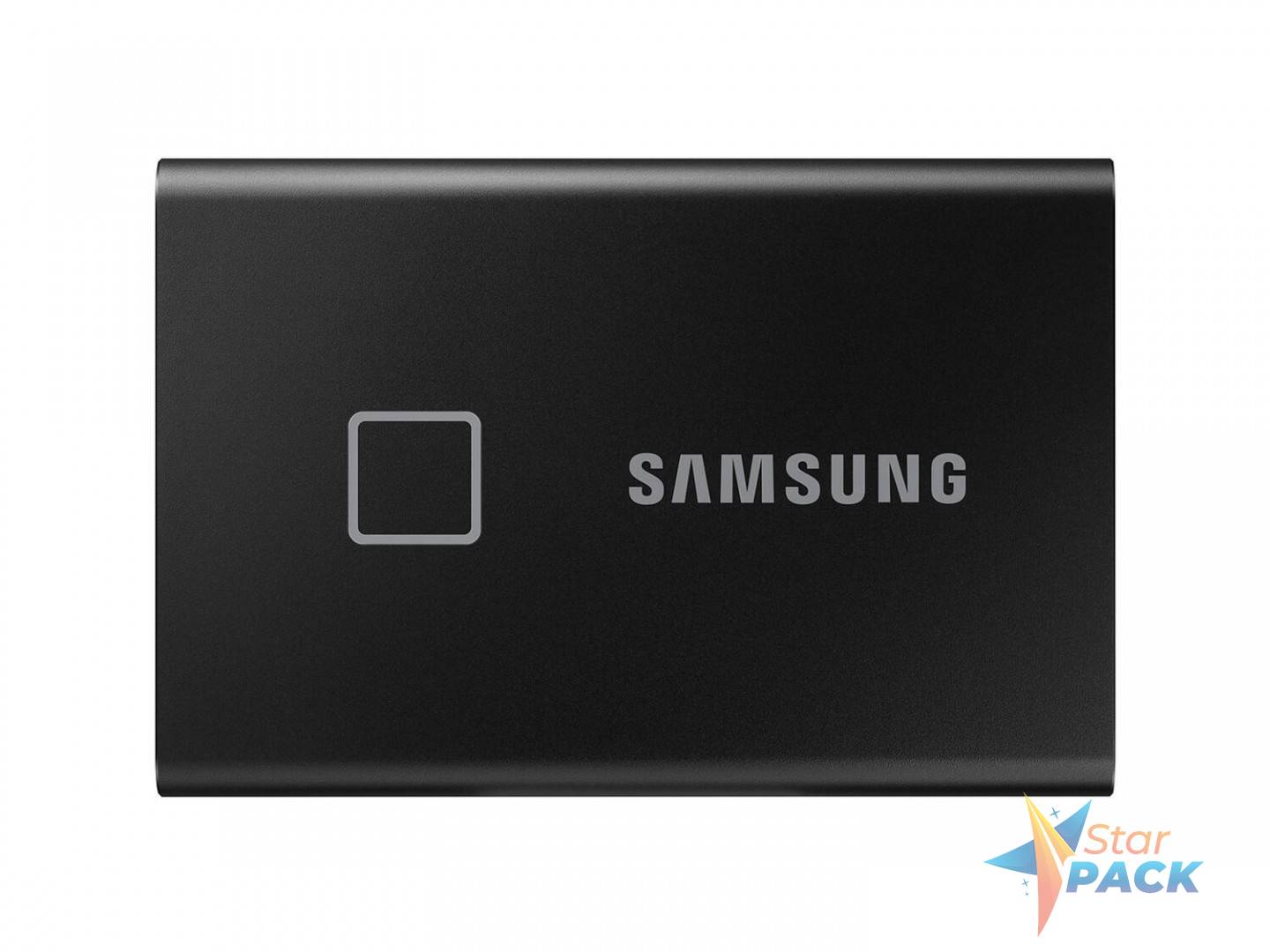 SSD extern SAMSUNG T7 Touch, 2 TB, USB Type C, 3D Nand TLC, R/W: 1050 MB/s
